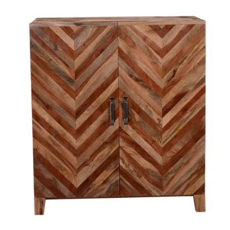 Oak Idea Imports Bar Cabinet