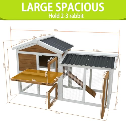 122" Large Chicken Coop with Run,Outdoor Chicken Run W/Nesting Box & Perch,Wooden Hen House W/Ramp & Sliding Trays