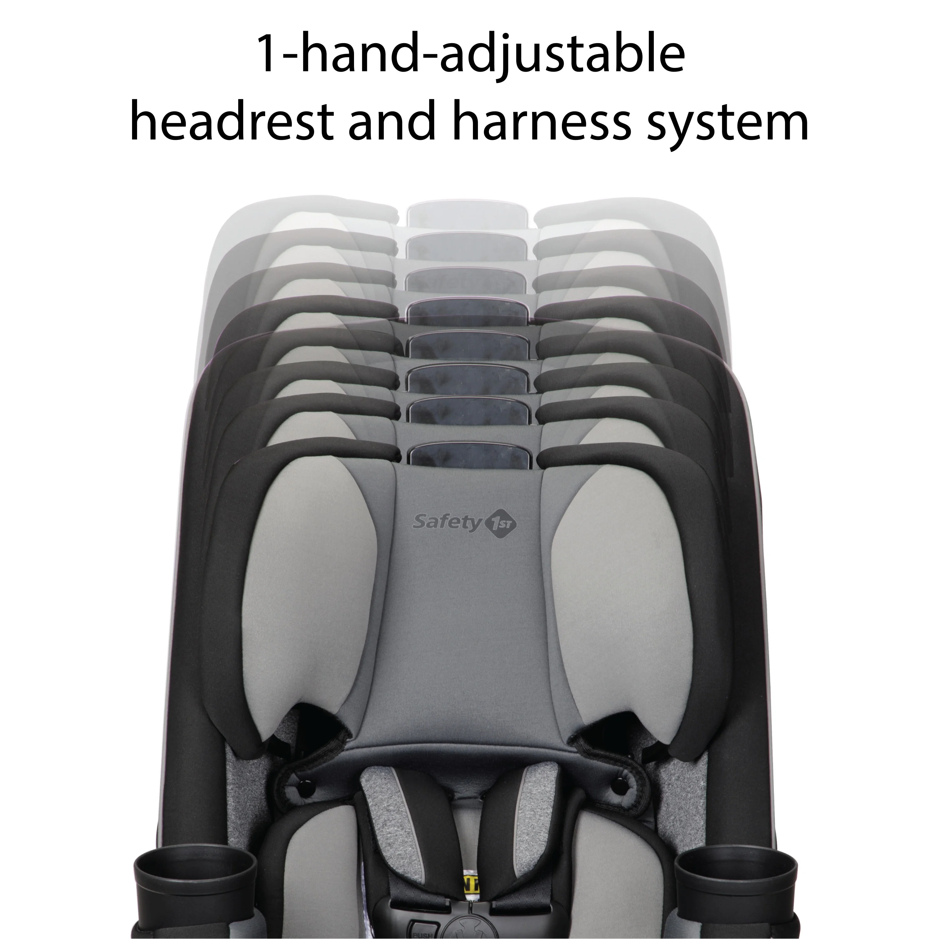 Safety 1ˢᵗ TriFit All-in-One Convertible Car Seat, Iron Ore