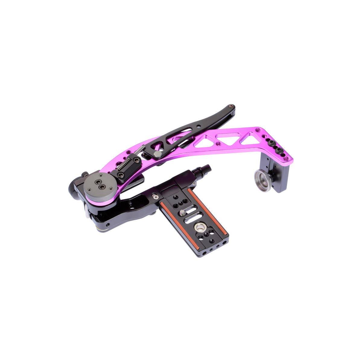 ProMediaGear BBX Boomerang Flash Bracket with Universal QR PLATE, Purple