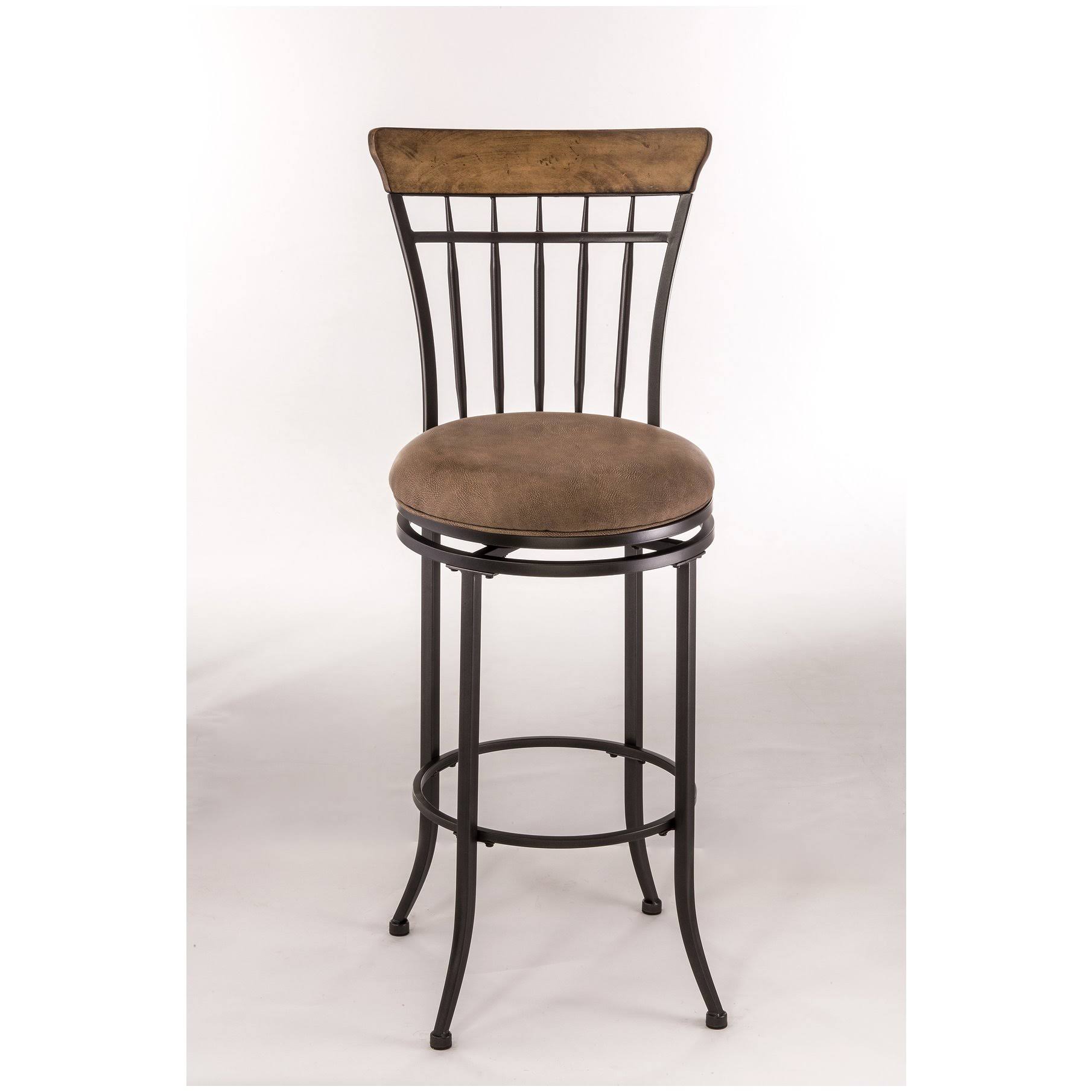 Hillsdale Charleston Swivel Vertical Spindle Counter Stool