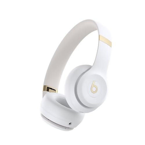 Beats Solo 4 - Wireless Bluetooth On-Ear Headphones, Apple & Android Compatible, Up to 50 Hours of Battery Life - Matte Black (Renewed)