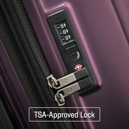 Samsonite Carry-On Pro Front Pocket Hardside Expandable 21-Inch Octiv Luggage: Durable & Impact Resistant, 360° Aero Trac Spinner Wheels