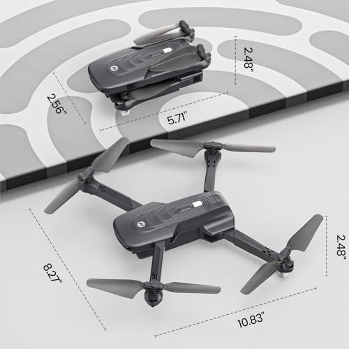 Holy Stone GPS Drone with 4K Camera for Adults, HS175D RC Quadcopter with Auto Return, Follow Me, Brushless Motor, Circle Fly, Waypoint Fly