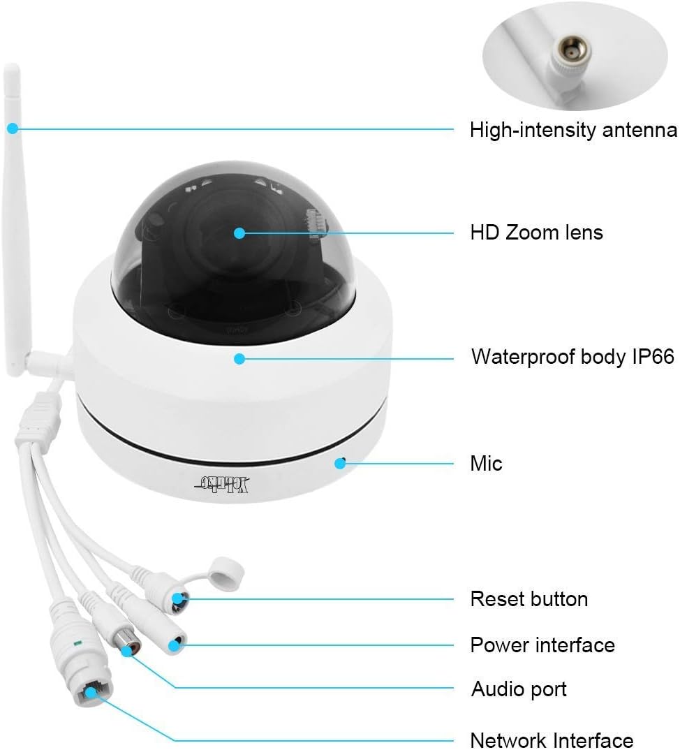 YoLuke 5MP PTZ WiFi Camera Outdoor/Indoor