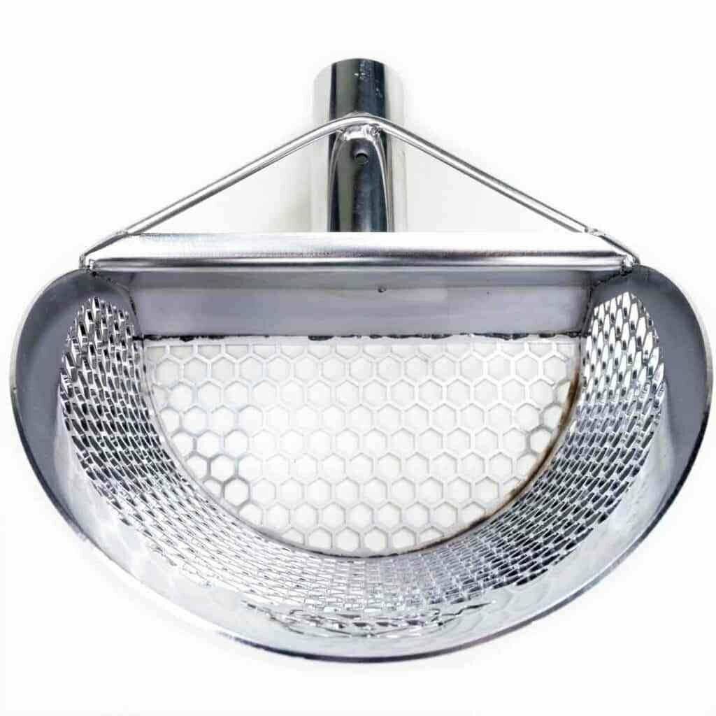 Whites Medium HexScoop Metal Detector Sand Scoop with 7/16 Hexagonal Holes