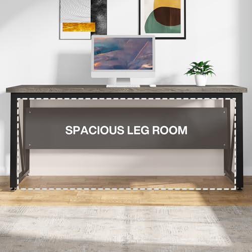 Tribesigns 63 inches Executive Desk and 47" lateral File Cabinet