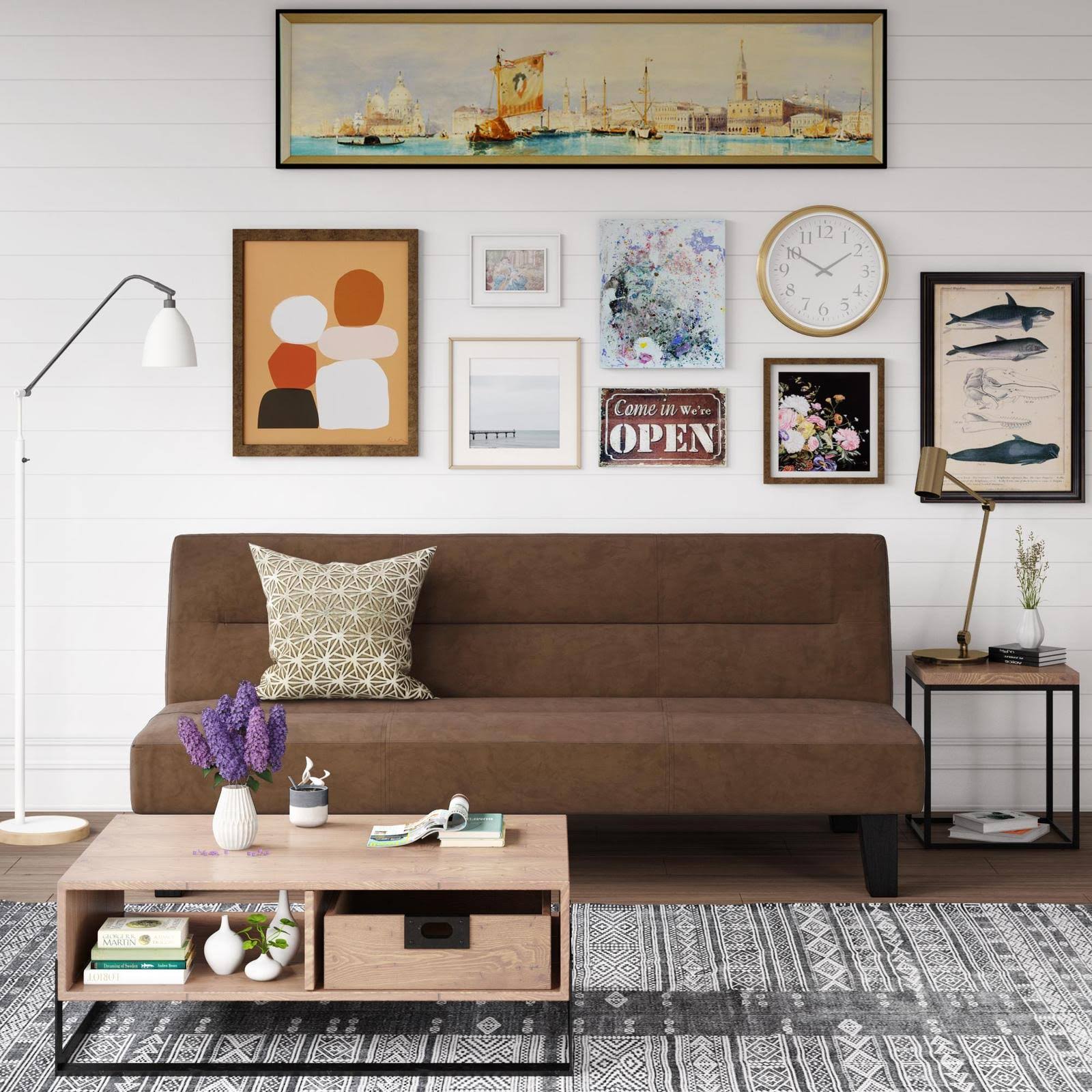 Kebo Futon Sofa Bed, Multiple Colors