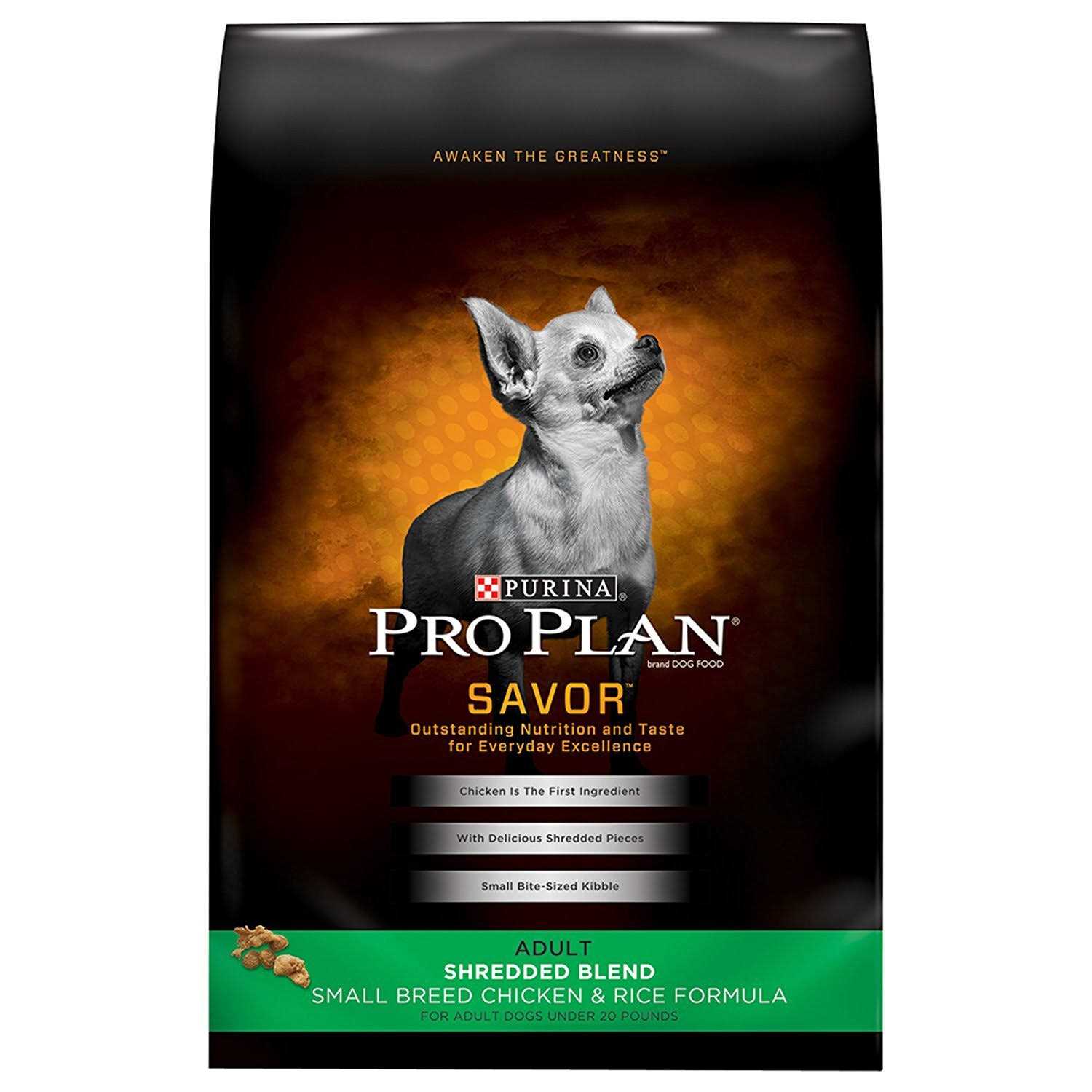 Purina Pro Plan Shredded Blend Small Breed Chicken &amp; Rice Formula Dry Dog Food - Pet Supplies online store