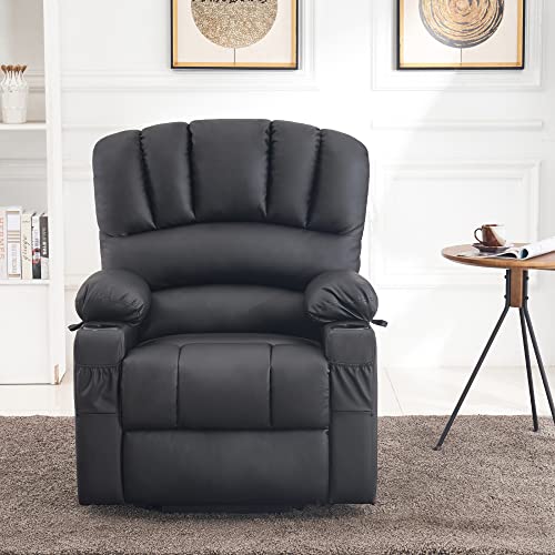 MCombo Oversized Power Lift Recliner Chair for Elderly, Lift Chair with Heat and Massage, Lift Recliner for Big and Tall, Cup Holders