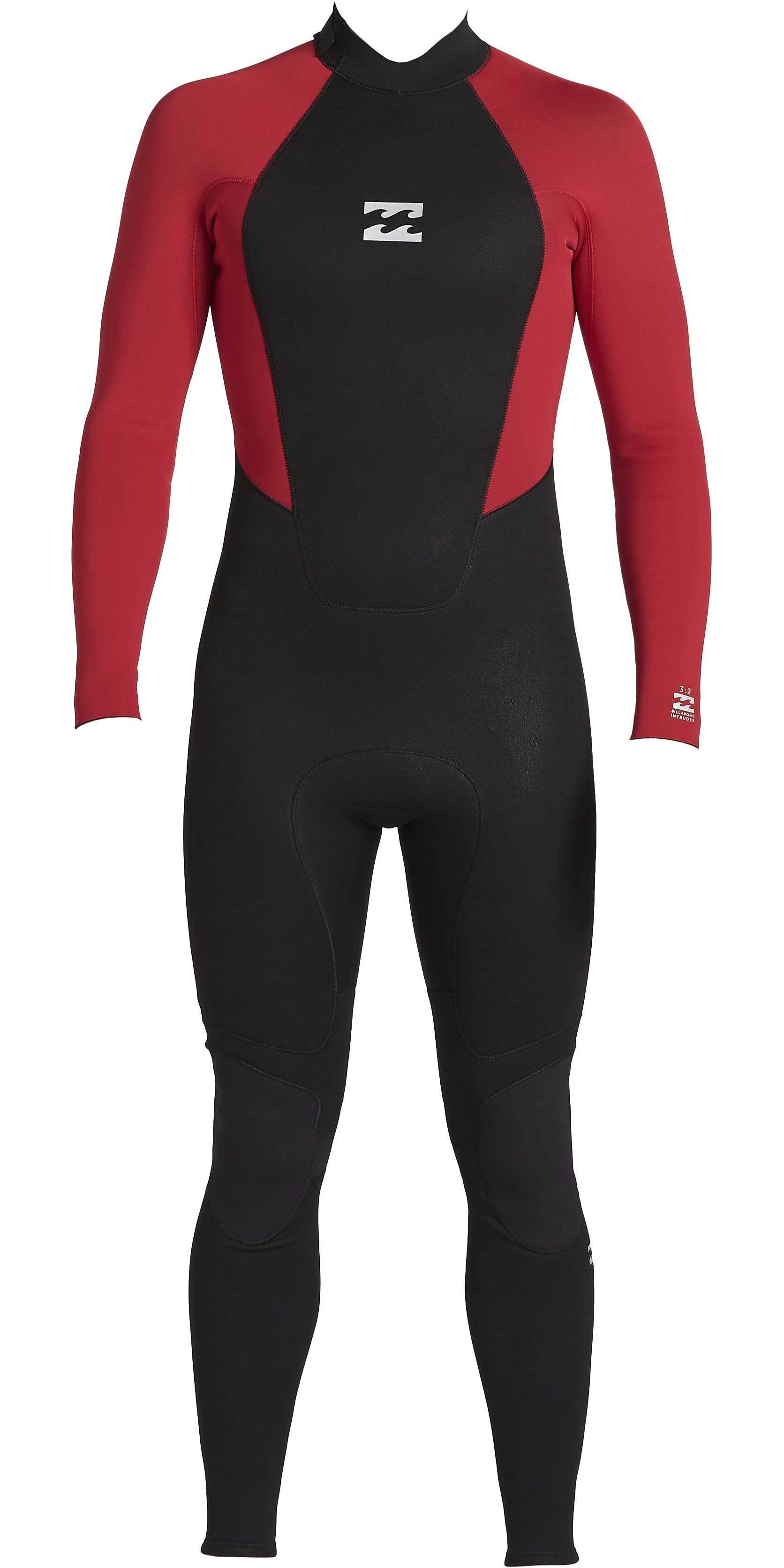 Billabong 5/4mm Intruder Back Zip Boys Wetsuit - Red - Megean