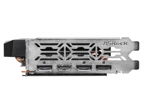 ASRock AMD Radeon RX 7700 XT Challenger 12GB GDDR6 192-bit 0dB Silent Cooling 7680 x 4320 DisplayPort HDMI LED Indicator 18Gbps Dual Fan Graphics Card