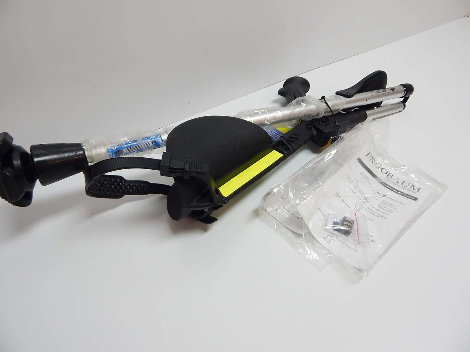 New Generation Ergobaum Ergonomic Crutch/Cane (Single Unit) Single Unit Ergobaum That Acts As a Extra Balance Strong Performance Cane.