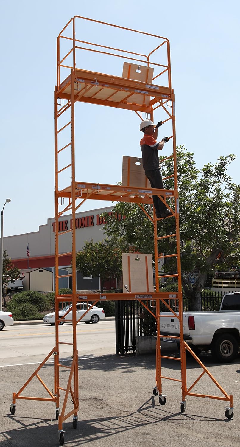 CBM Scaffold 6 Feet Scaffolding Guard Rail System. AKA CBM. Perry. Baker, Utility Tower Guard Rail