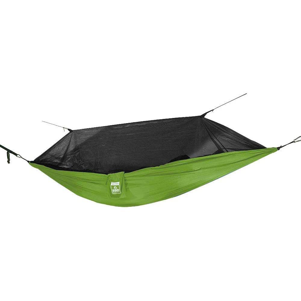Oak Creek Camping Hammock with Rain Fly and Accessories - Lime Green