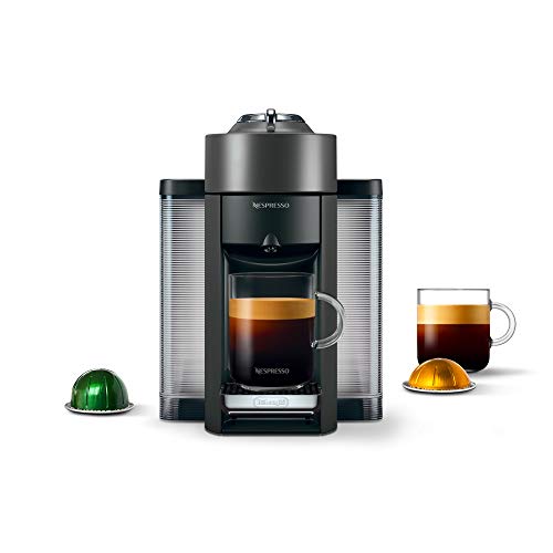 Nespresso Vertuo Coffee and Espresso Machine by De'Longhi, Piano Black