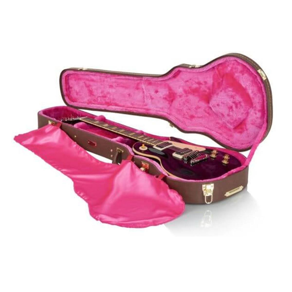 Gator GW-LP-BROWN Deluxe Wood Guitar Case