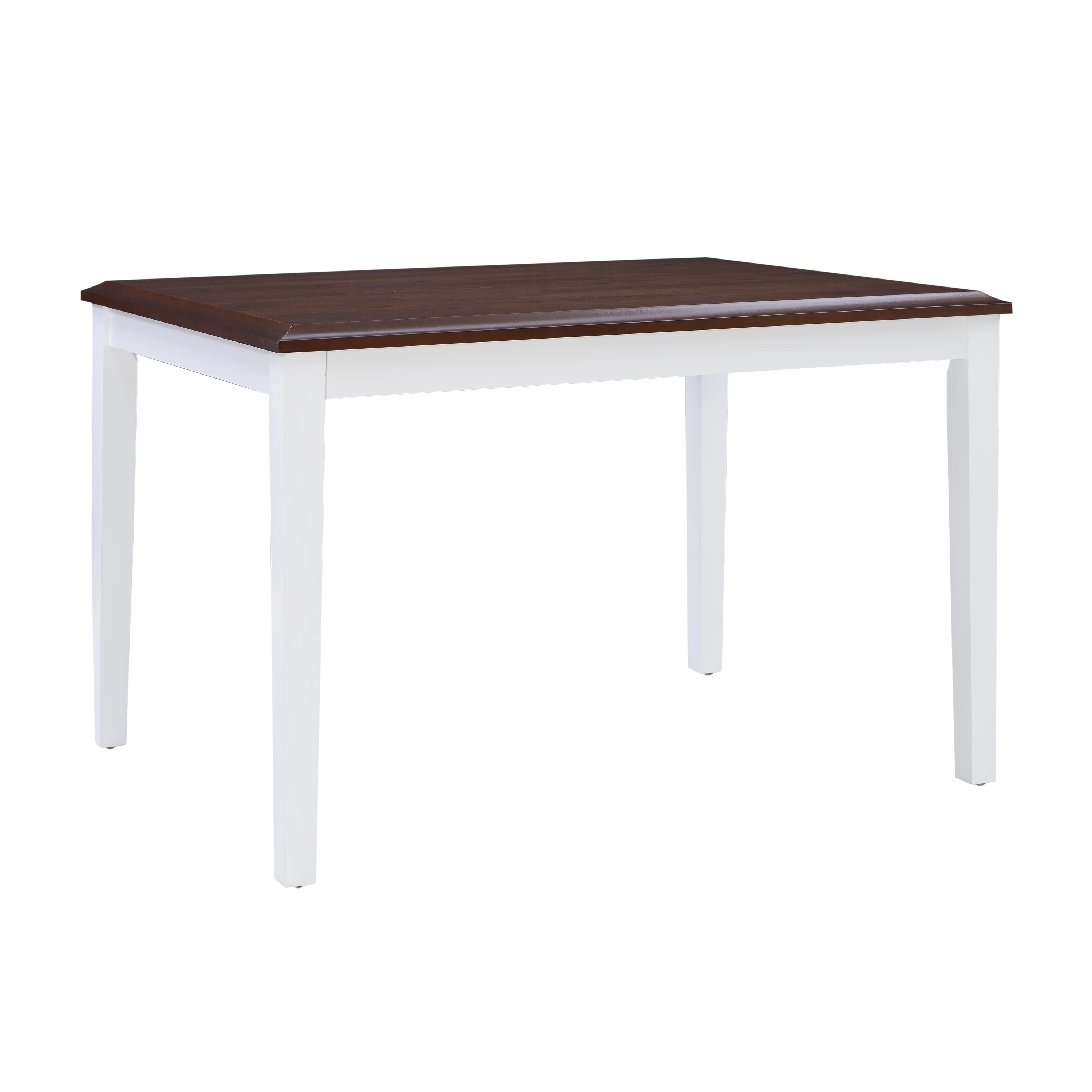 Harrison 5-Piece Dining Set, Cherry and White