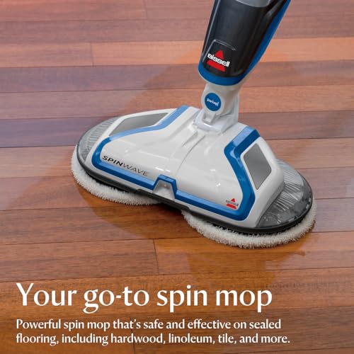 Bissell&reg; SpinWave Hard Floor Expert Corded Spin Mop Cleaner with Washable mop Pads for Sealed Hard Floors, 20393