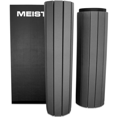 Meister FlexFloor Martial Arts Mat - 10ft x 10ft Roll-Up Pro Training Mat for Home & Gym