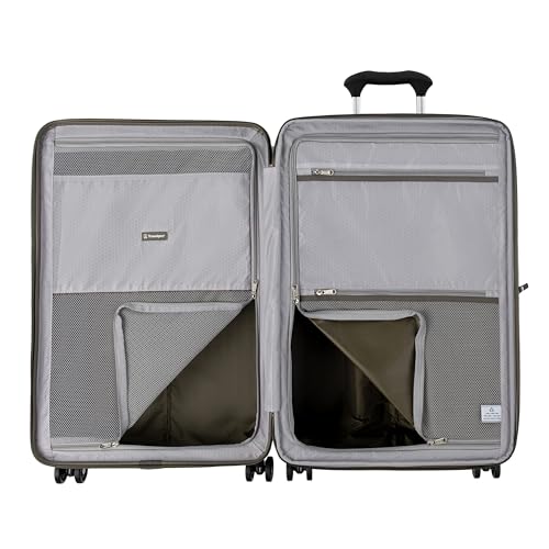 Travelpro Maxlite Air Hardside Expandable Carry on Luggage, 8 Spinner Wheels, Lightweight Hard Shell Polycarbonate Suitcase, Shadow Grey