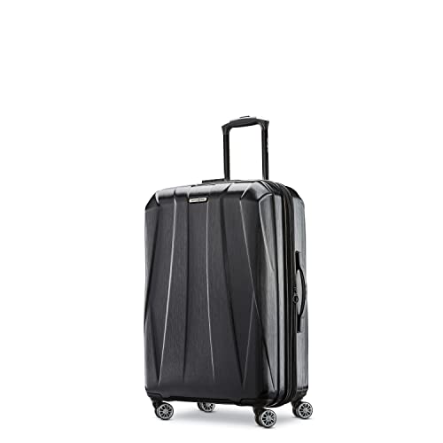 Samsonite Centric 2 Hardside Expandable Luggage with Spinner Wheels, Black, Carry-On 20-Inch