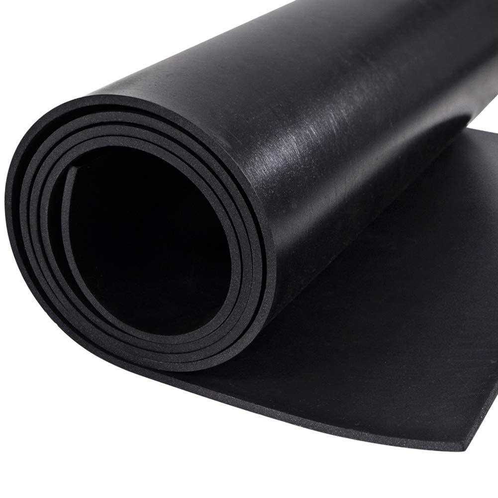 Silicone Rubber Sheet Roll 40x118x 1/8 Flexible Rubber Flooring Roll Mat for Workshop Garage Gym Anti - Sports Supplies Online Store