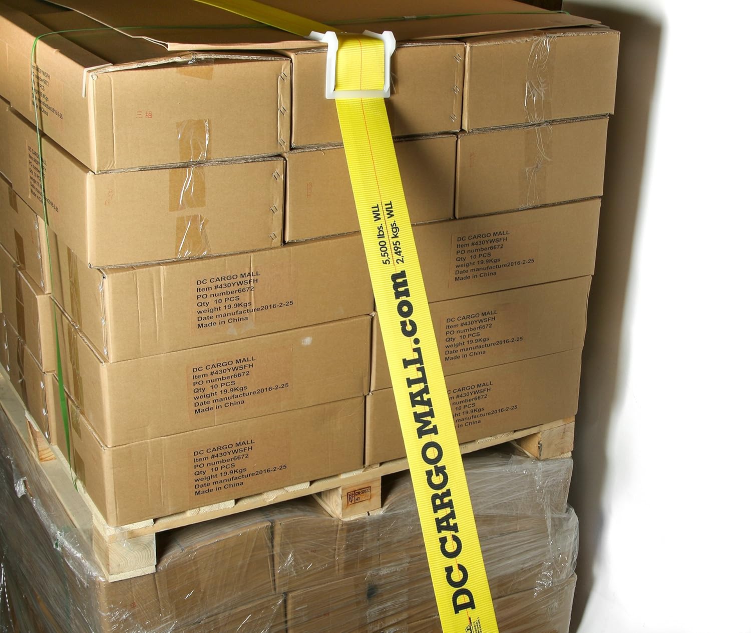 Vee Board 20-Pack Corner Edge Protectors for Cargo Loads, Cushion for Tie-Down Logistic Ratchet and Cam Straps Tie Downs on Flatbed Trailers