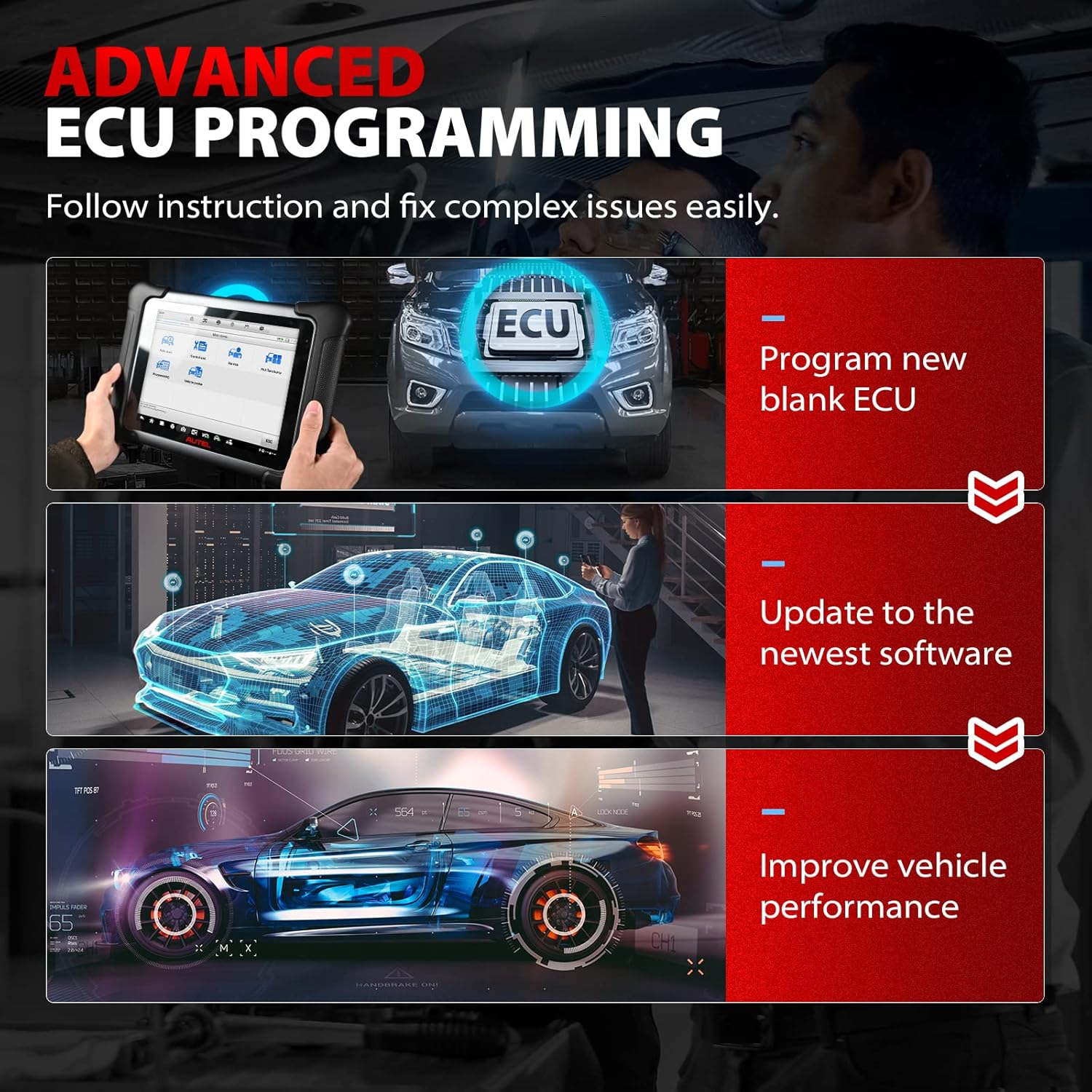 Autel Scanner MaxiSYS Elite II, 2022 New Model of Autel Maxisys Elite / MK908P / MS908SP Diagnostic Scan Tool with J2534 ECU Programming & Coding