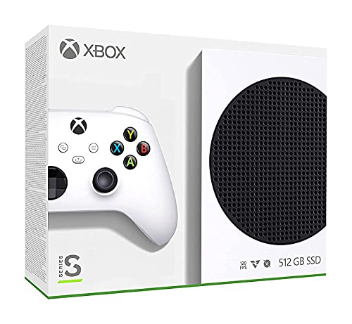 Microsoft Xbox Series S 512GB Game All-Digital Console + 1 Xbox Wireless1 Controller, White - 1440p Gaming Resolution, 4K Streaming Media Playback