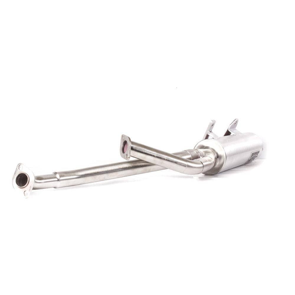HMF Racing Brushed Performance 3/4 System Exhaust for Kawasaki Brute Force 750 15-20 End Cap- Turn-Down-Brushed