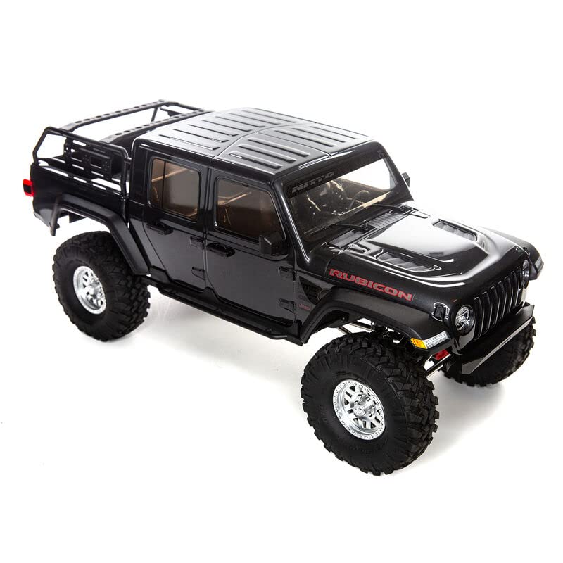 Axial RC Truck 1/10 SCX10 III Jeep JT Gladiator Rock Crawler with Portals RTR (Batteries and Charger Not Included), Gray, AXI03006BT1