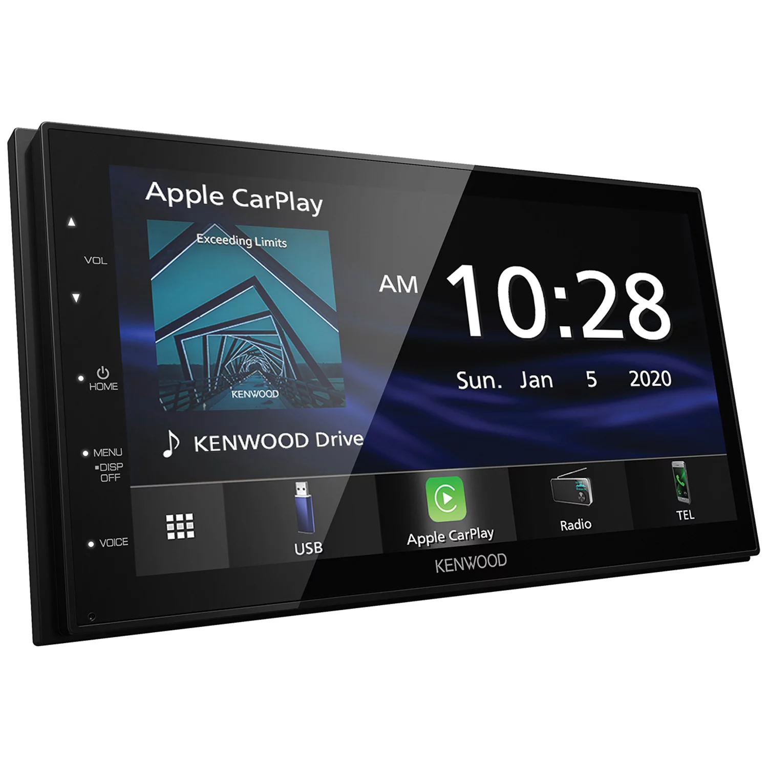 Kenwood DMX4707S Double-DIN In-Dash 6.8" Multimedia Receiver with Bluetooth, Apple CarPlay, Android Auto and SiriusXM Ready