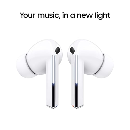 Samsung Galaxy Buds 3 Pro AI True Wireless Bluetooth Earbuds, Noise Cancelling, Sound Optimization, Redesigned Comfort Fit, Silver [US Version