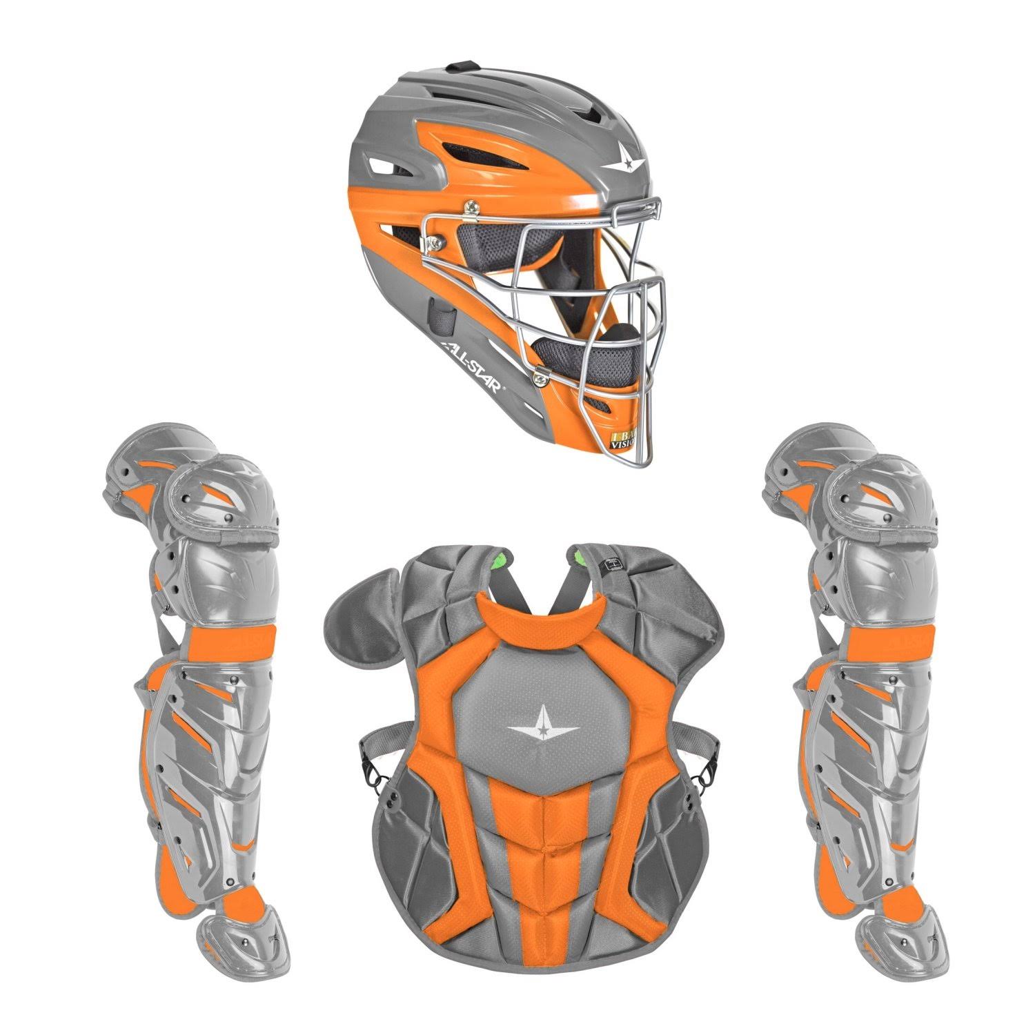 All Star Intermediate System7 Axis Elite Travel Team Catcher&s Set Navy/Blue