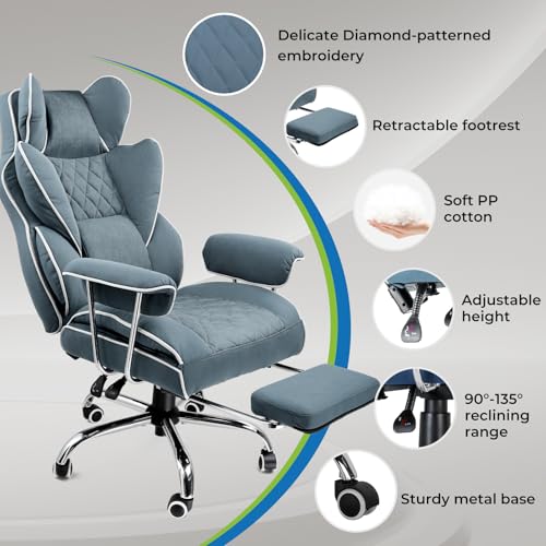 GTRACING Gaming Chair,Office Chair with Pocket Spring Lumbar Support