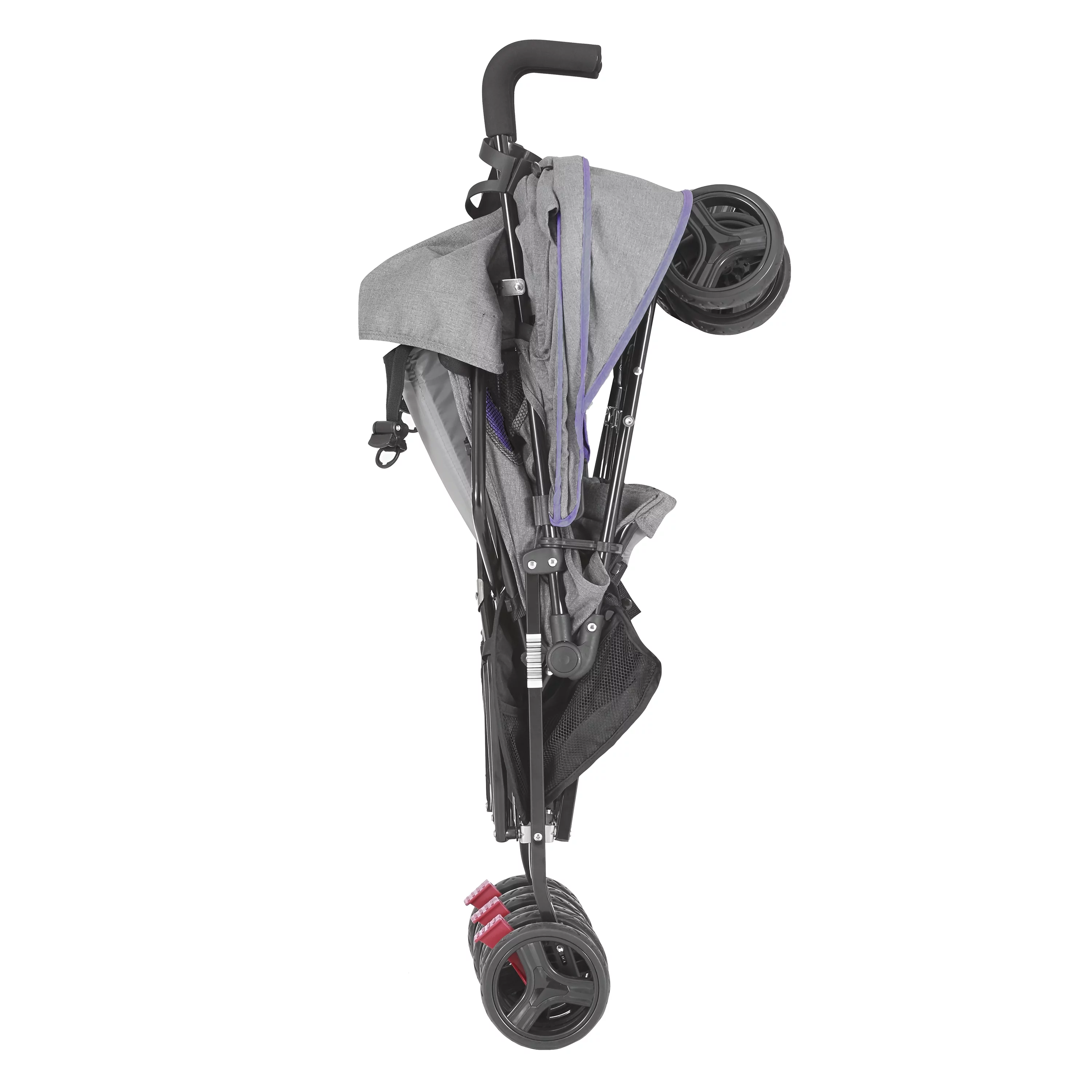 Dream On Me Volgo Twin Umbrella Stroller, Purple and Dark Grey