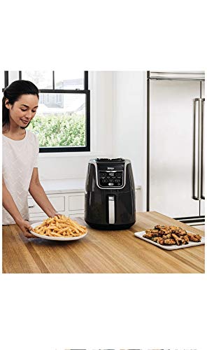 Ninja Air Fryer, Roast, Bake, Air Fry, Roast, Broil, Reheats, & Dehydrates, 4-in-1, Fries, Frozen Food, Veggies, and Juicy Meat, Less Oil, Easy Meals