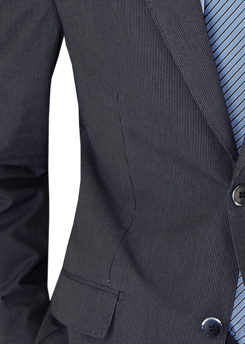 DTI BB Signature Italian Mens Two Button Suit Set 2 Piece Trim Fit Jacket Pant