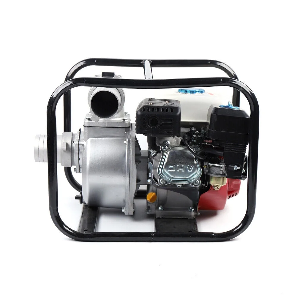 Portable Gasoline Water Pump 210CC 7.5HP High Pressure Transfer Agricultural Irrigation