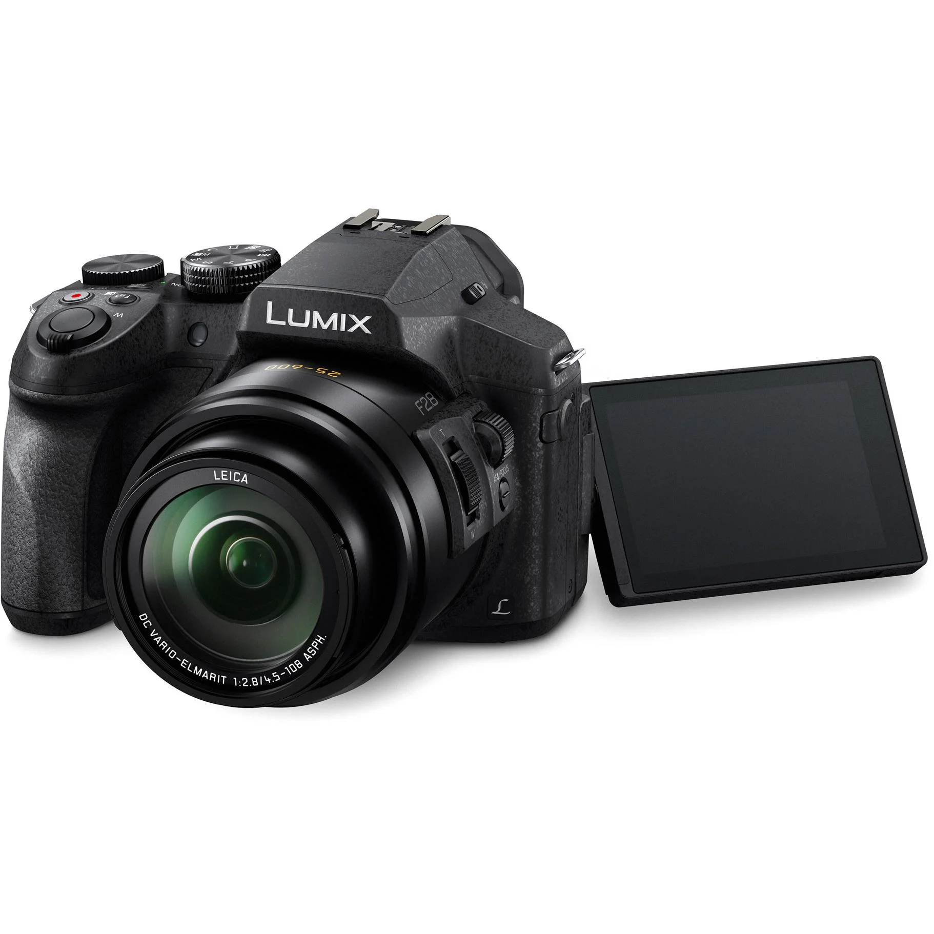 Panasonic Lumix DMC-FZ300 Digital Camera with Deluxe Accessory Bundle: SanDisk 64GB Ultra SDHC, 2x Spare Batteries
