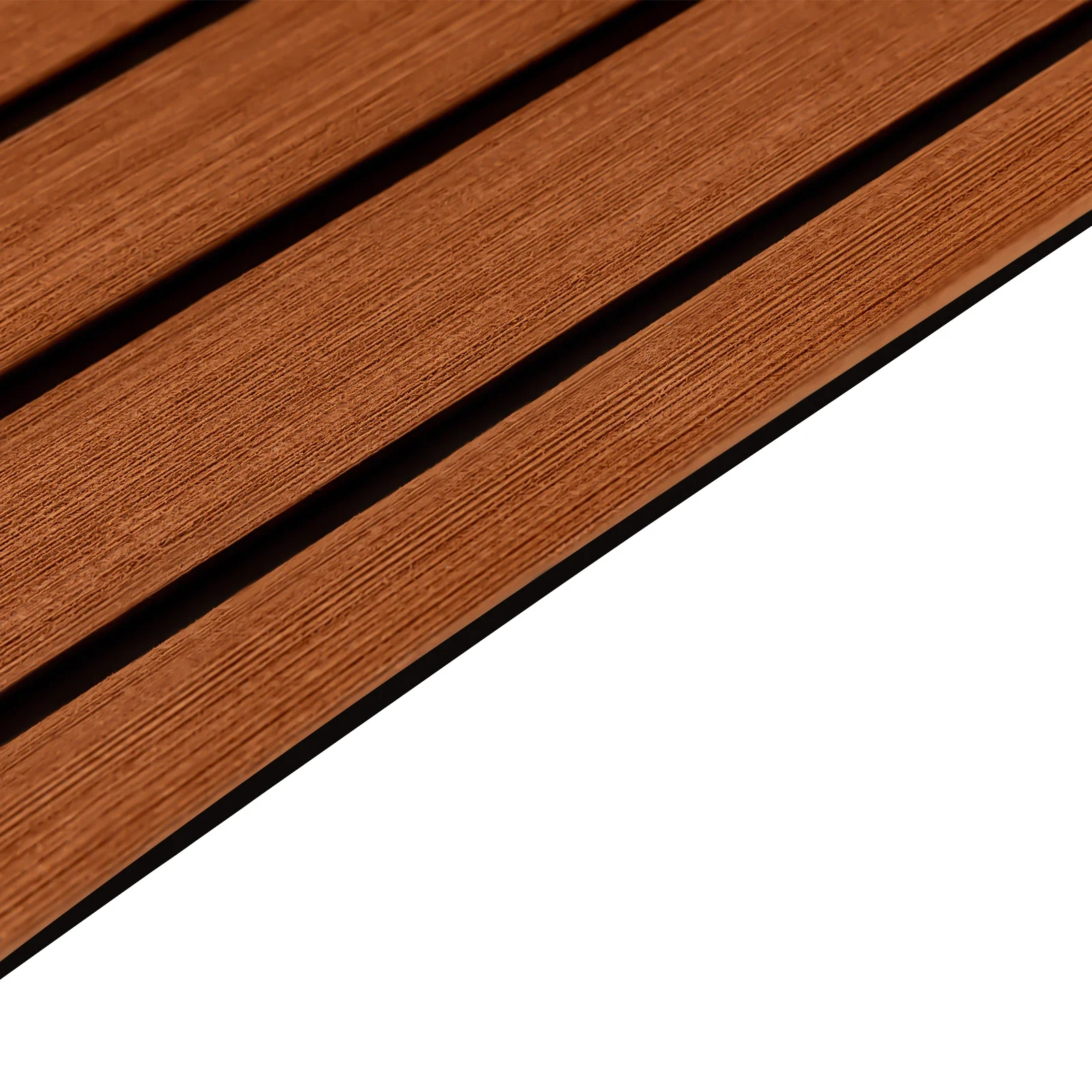 YIYIBYUS Boat Flooring EVA Foam Decking Sheet Faux Teak Mat Marine Carpet Non-Slip Self-Adhesive Mat for RV Yacht Kayak Brown