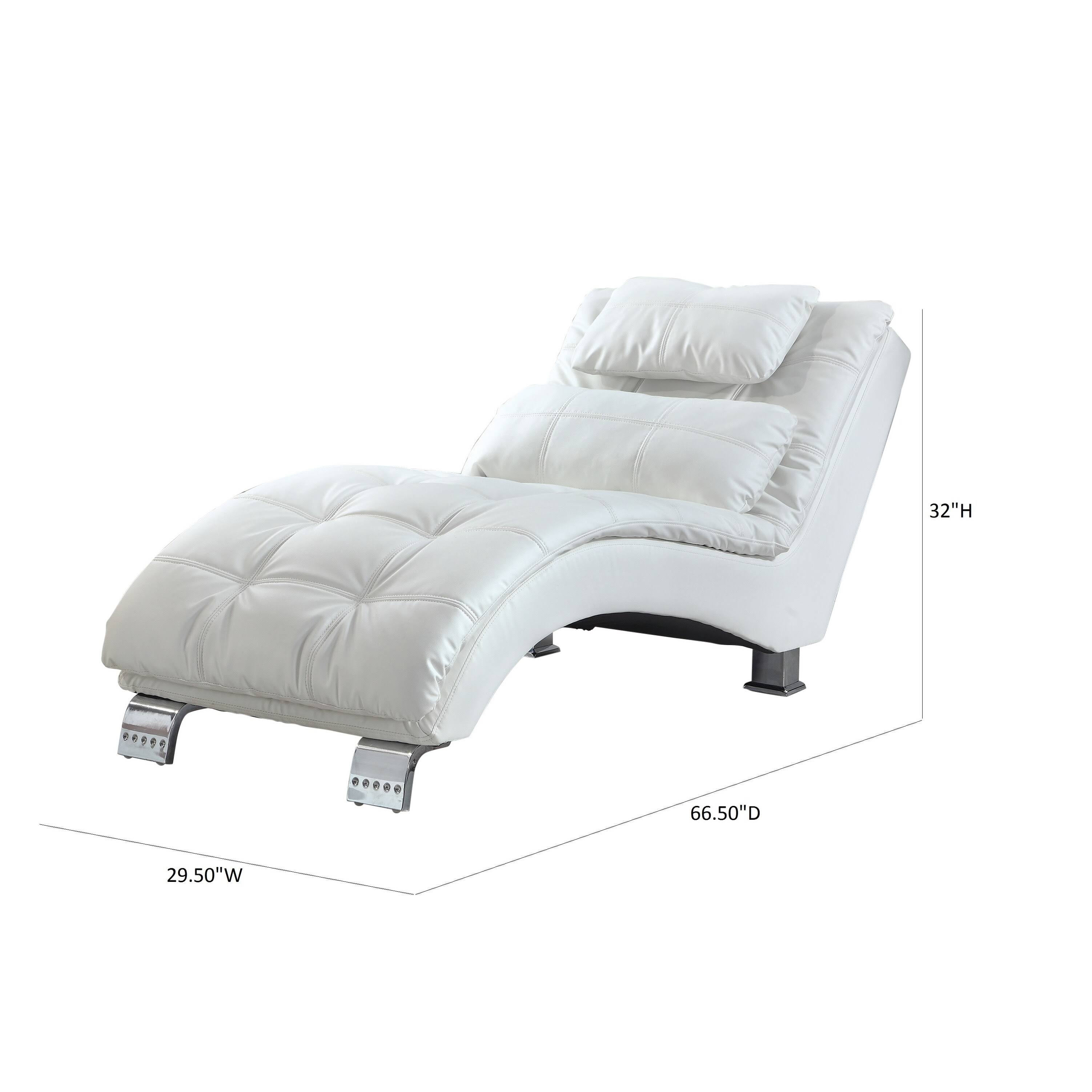 Coaster Accent Seating Casual and Contemporary Living Room Chaise