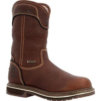 Georgia Women’s Amp Lt Edge 10″ WP Pull On Work Boot -Brown- GB00516