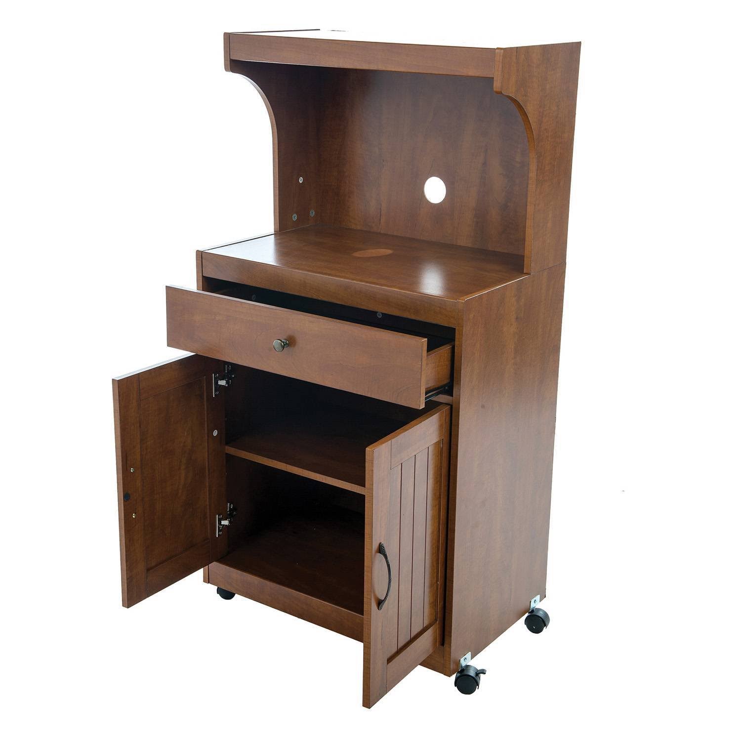 Microwave Cart Oak - Home Source