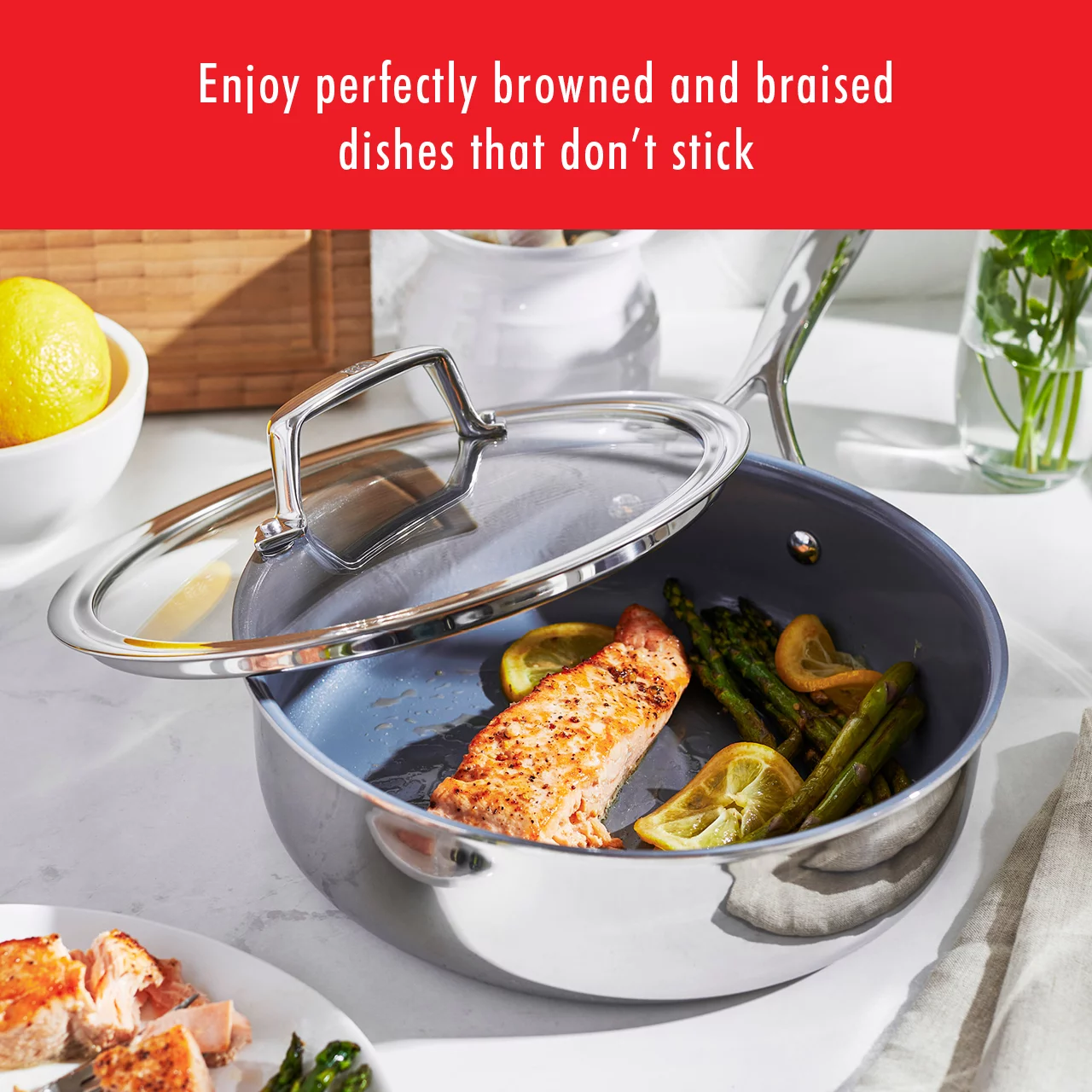 ZWILLING Energy Plus 10-pc Stainless Steel Ceramic Nonstick Cookware Set