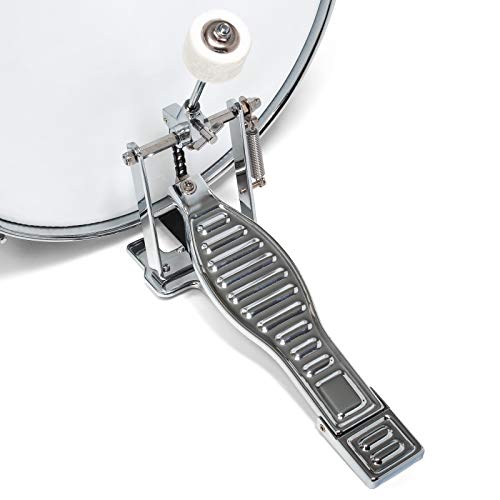 Ashthorpe 5-Piece Complete Junior Drum Set with Genuine Brass Cymbals - Advanced Beginner Kit with 16" Bass, Adjustable Throne, Cymbals, Hi-Hats