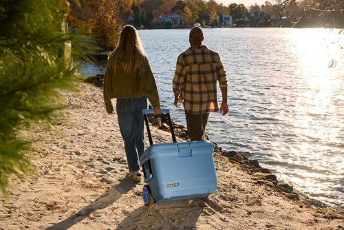 Coleman Pro Heavy-Duty 45qt Ultra-Light Premium Hard Cooler, Extra-Thick Insulation Keeps Ice up to 4 Days, 74-Can Capacity