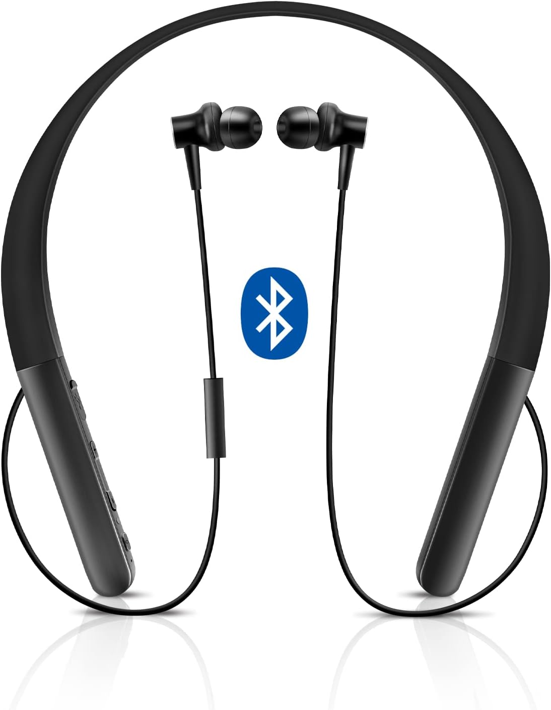 [2022 New] Maihear Rechargeable Bluetooth Hearing Amplifier to Aids for Seniors&Adults, Wireless Neckband Sound Amplifier Enhancer Device