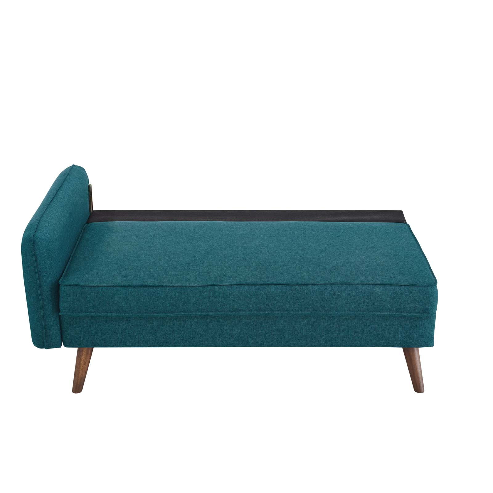 Modway Revive Upholstered Fabric Loveseat in Teal